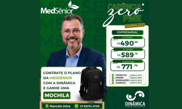 Medsênior: últimos dias de preço especial, carência zero e mochila exclusiva